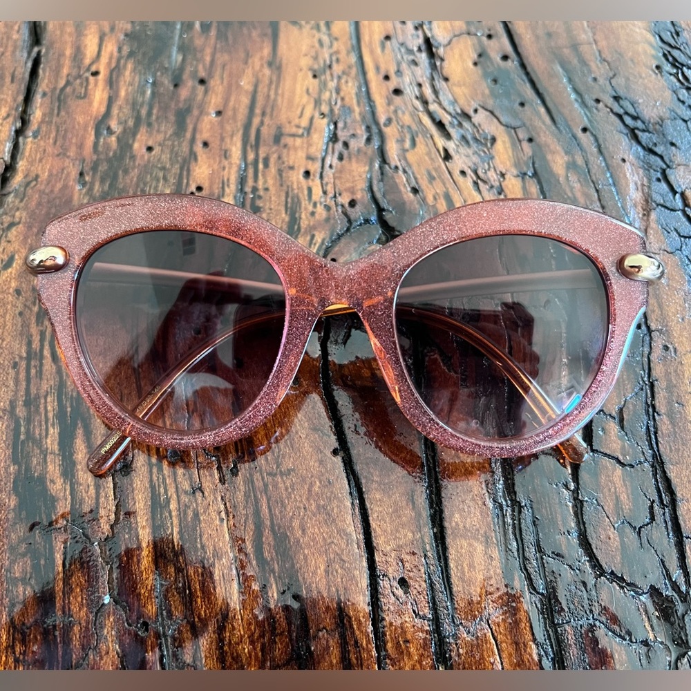 Like New Pomellato Cat Eye Sunglasses - Made in Italy - PM0022S 003 49 23-145